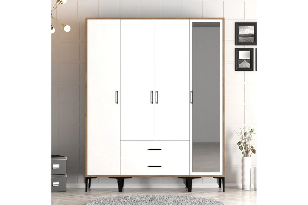 Kumsal Garderobe med Speil v:9642352