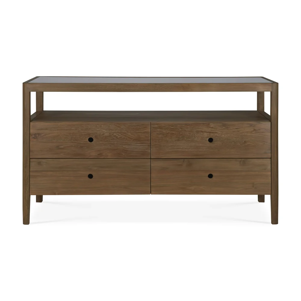 Spindle Kommode, Teak v:6784296