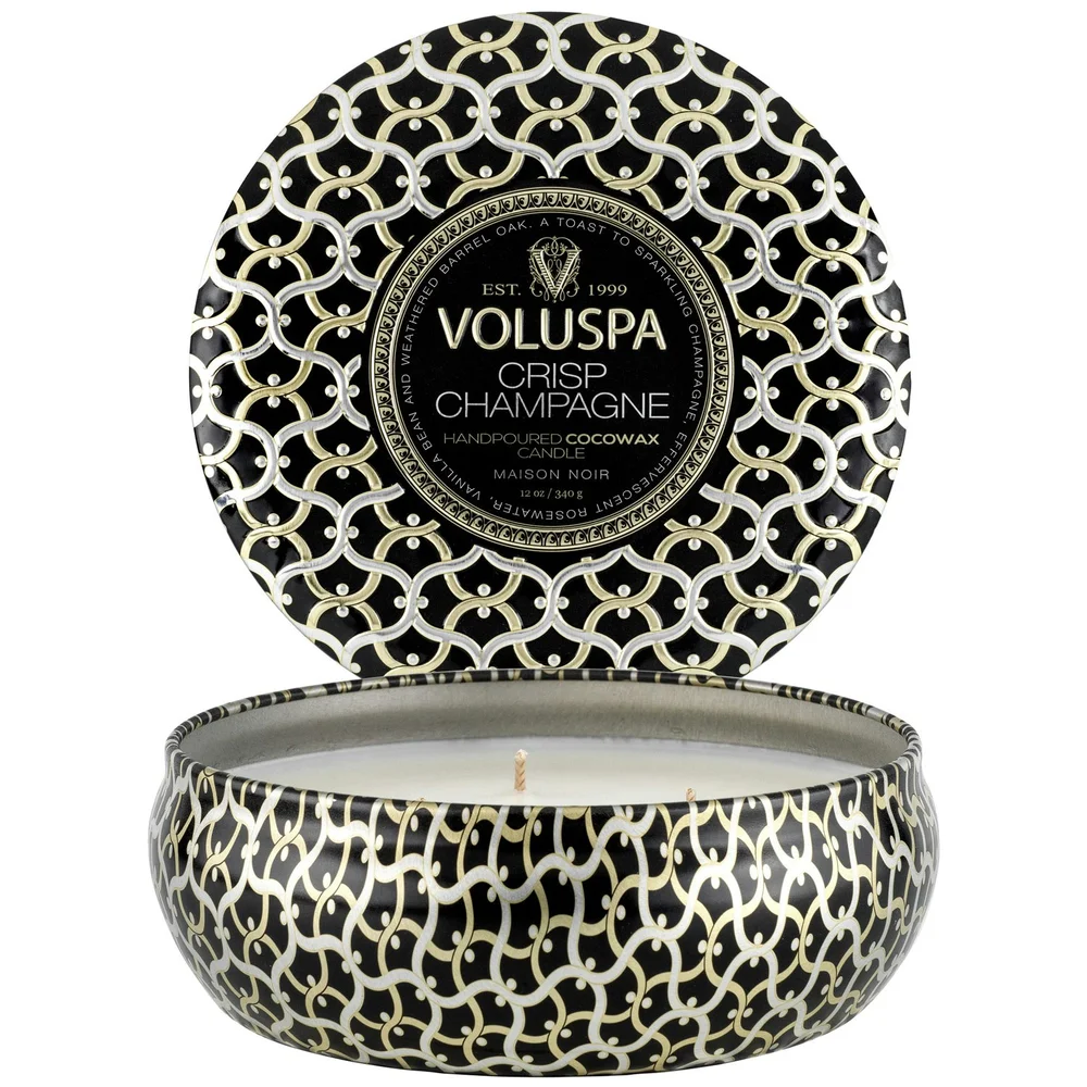Maison 3-Wick Tin Duftlys, Crisp Champagne v:5316795 Maison 3-Wick Tin Duftlys, Crisp Champagne v:5316795