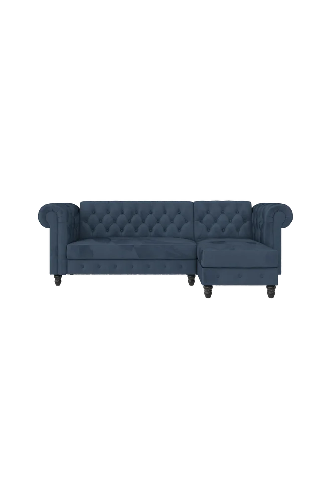 Sjeselong Sovesofa Felix - Blå m v:1419385