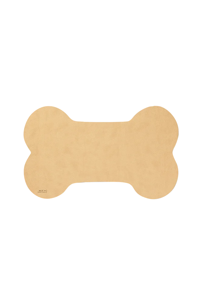 Glassbrikke hund M – Beige m v:6527379
