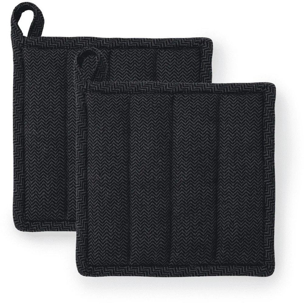 Garn Gryteklut 22×22 cm 2-pk, Mørkegrå v:4286210