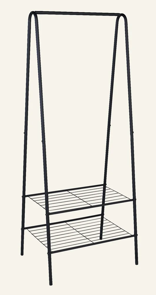 Klesstativ svart - 60x45x152 cm v:5102678