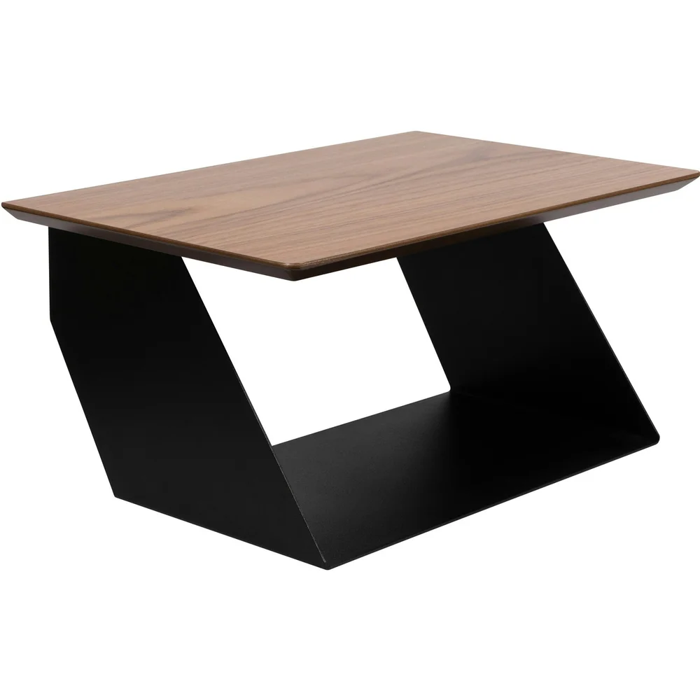 Edgy Wood Hylle, Svart / Valnøtt v:9915513 Edgy Wood Hylle, Svart / Valnøtt v:9915513