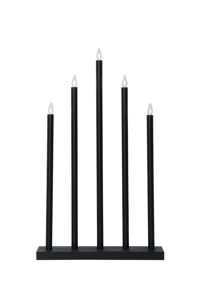 HOLY el-lysestake – Svart – Belysning | m v:5624064 HOLY el-lysestake – Svart – Belysning | m v:5624064