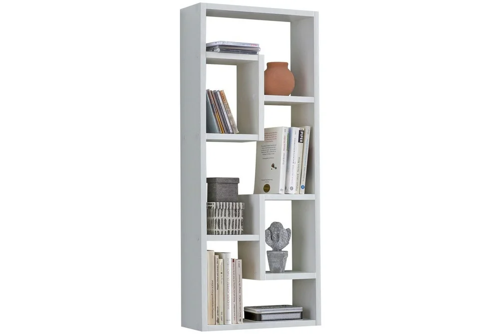 Vegghylle Wohnling melaminbelagt MDF, oppbevaringshylle, moderne stil Hvit v:2347525