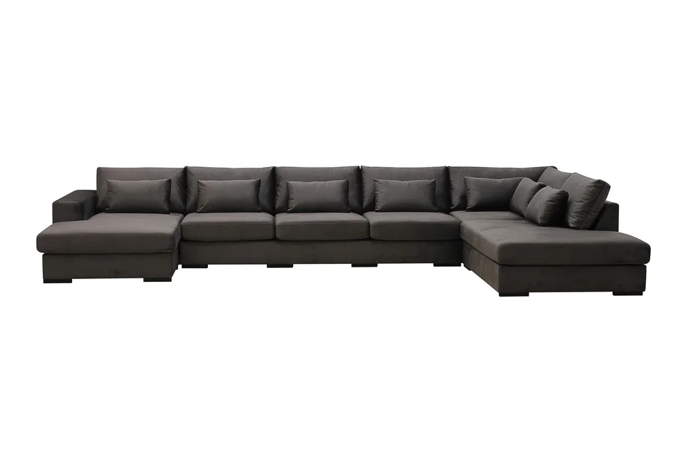 Grande 6-seters U-Sofa med Divan Venstre v:7191820 Grande 6-seters U-Sofa med Divan Venstre v:7191820