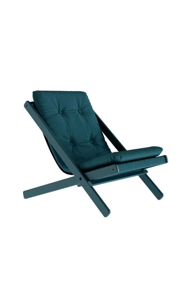 Loungestol Boogie Siesta, lakkert – Blå – Utemøbler & hage | m v:3515871 Loungestol Boogie Siesta, lakkert – Blå – Utemøbler & hage | m v:3515871
