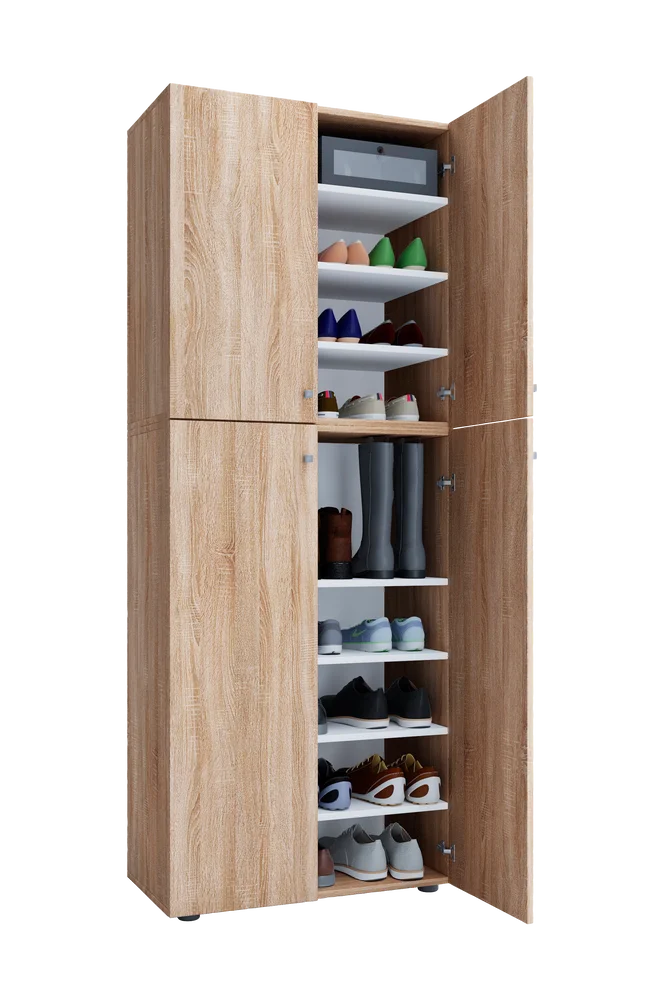 Skoskap Lona Xxl 9-rom - Beige m v:6242681