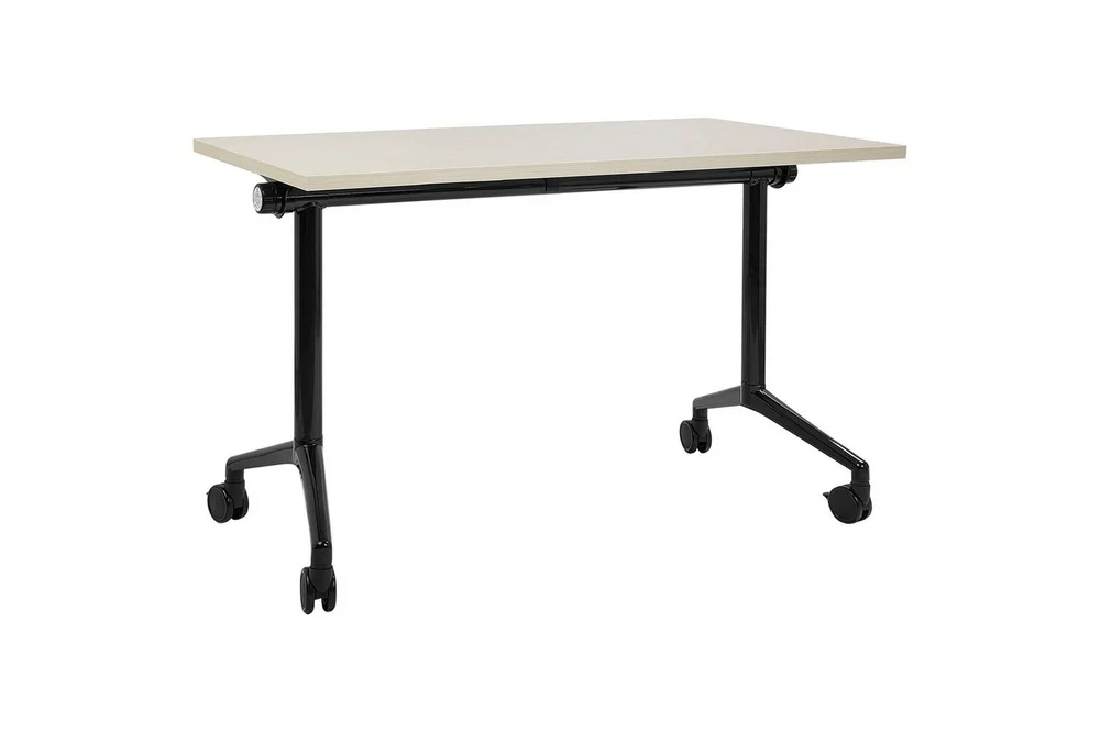 Skrivbord Light colored wood||Black 120x60x75 cm v:2862769