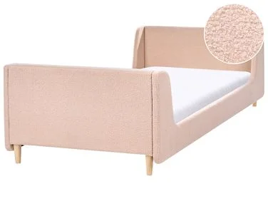 Barneseng Bouclé LAYE 90 x 200 cm Beige v:5130852 Barneseng Bouclé LAYE 90 x 200 cm Beige v:5130852