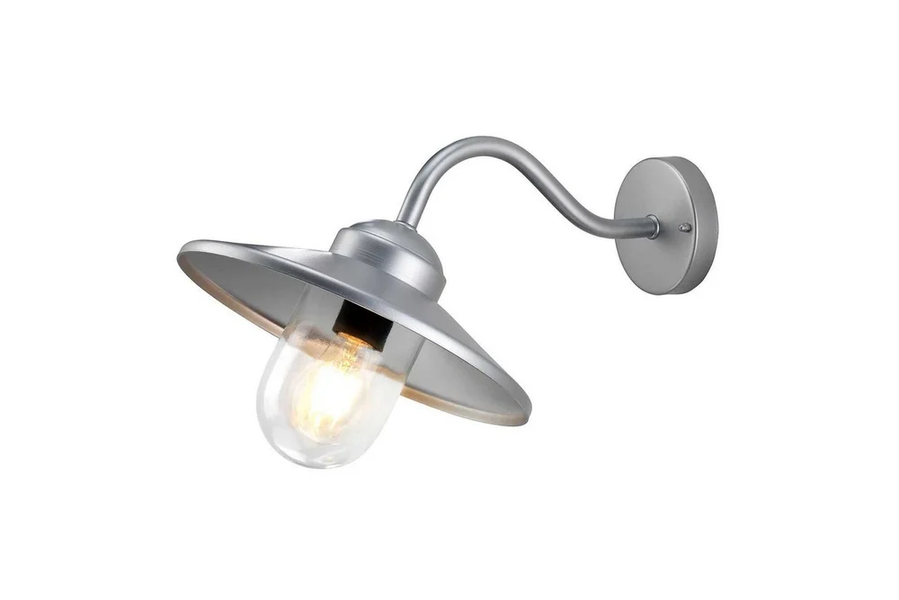 Utendørs vegglampe Elstead Lighting Klampenborg Sølv v:1415240