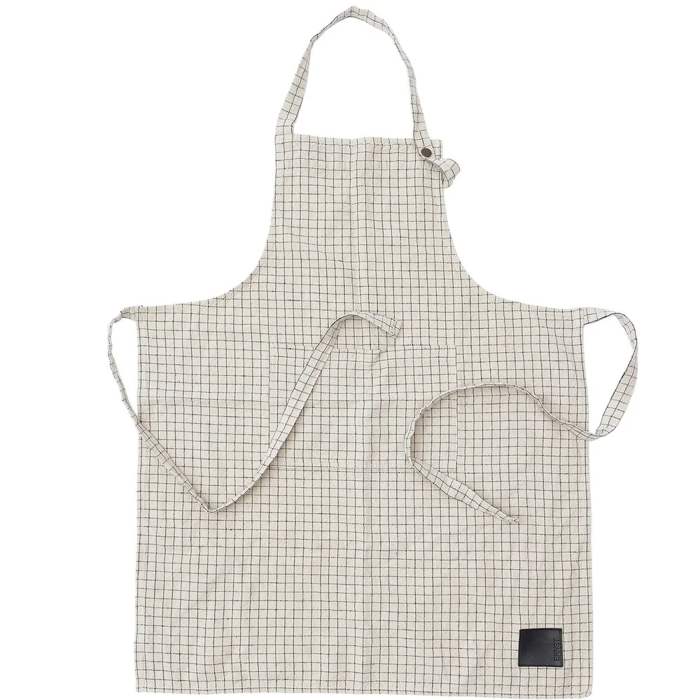 Forkle Rutete, Beige/Sort v:8387223