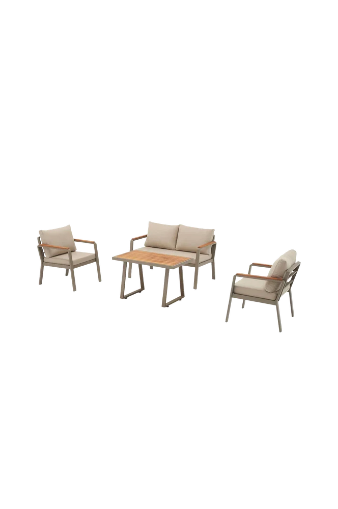 Loungesett Parma – Beige – Utemøbler & hage | m v:4434248