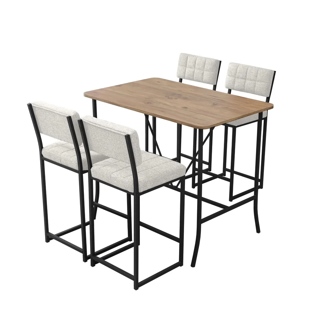 Cenanwesh bargruppe bord + 4 stoler v:3831077 Cenanwesh bargruppe bord + 4 stoler v:3831077