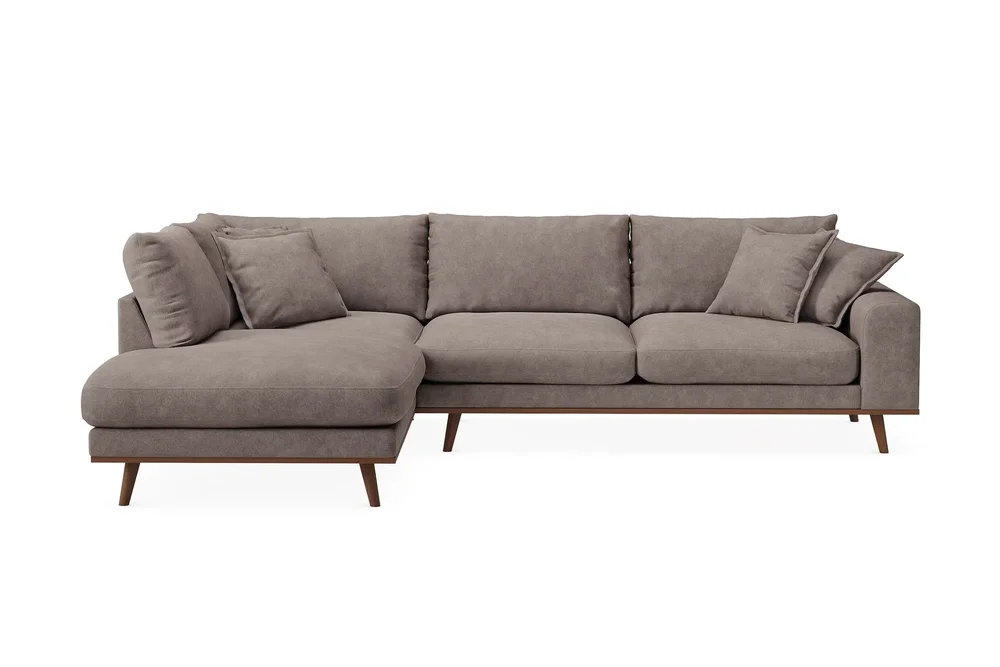 Copenhagen Premium 4-personers Venstrevendt L-formet Dyb Chaiselongsofa i Stoff v:3007779