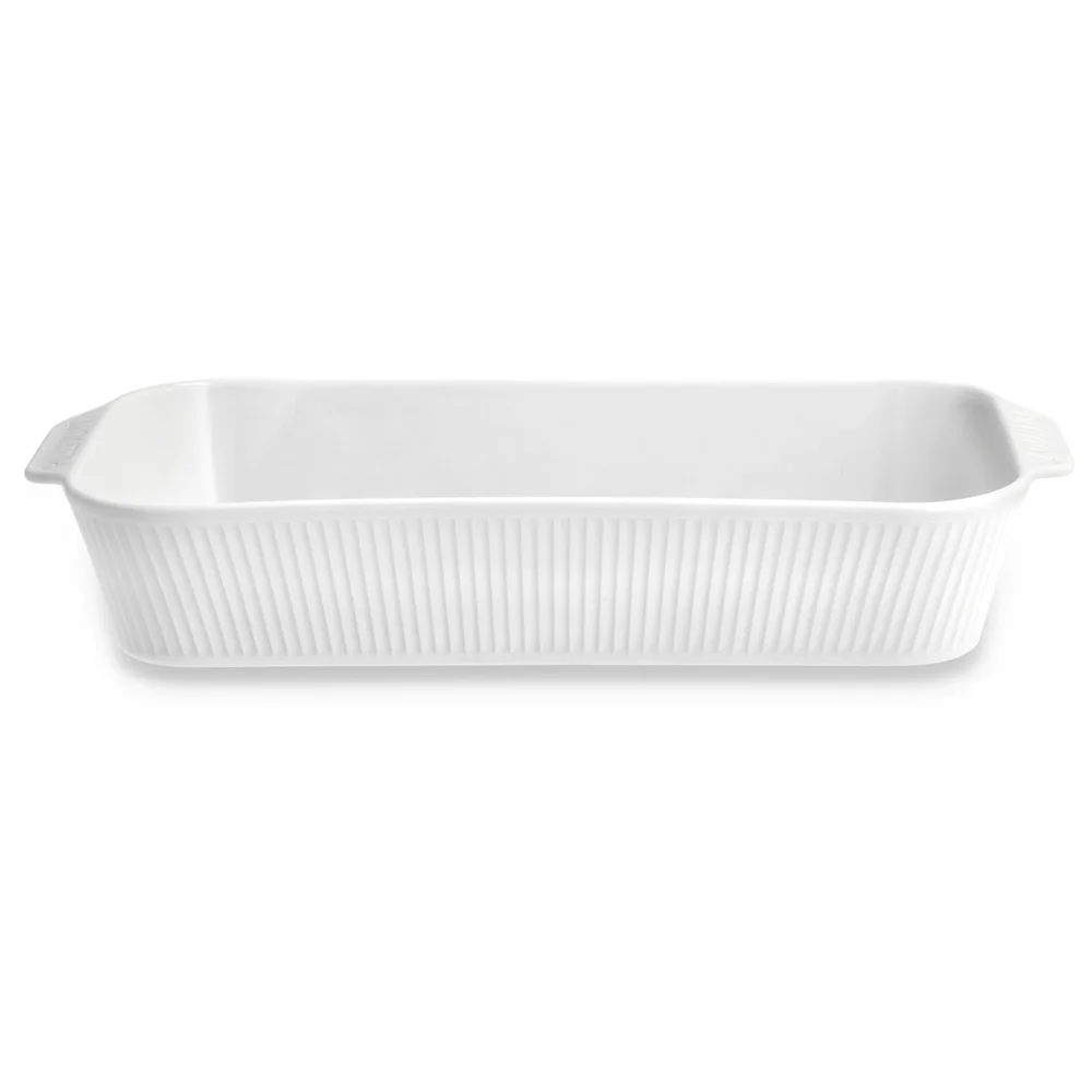 Plissé Ovnsfat Hvit, 19×35 cm v:6197725 Plissé Ovnsfat Hvit, 19×35 cm v:6197725