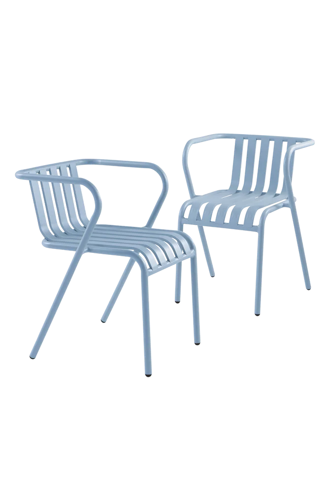 NERJA armstol 2-pk – Blå – Utemøbler & hage | m v:3523997 NERJA armstol 2-pk – Blå – Utemøbler & hage | m v:3523997