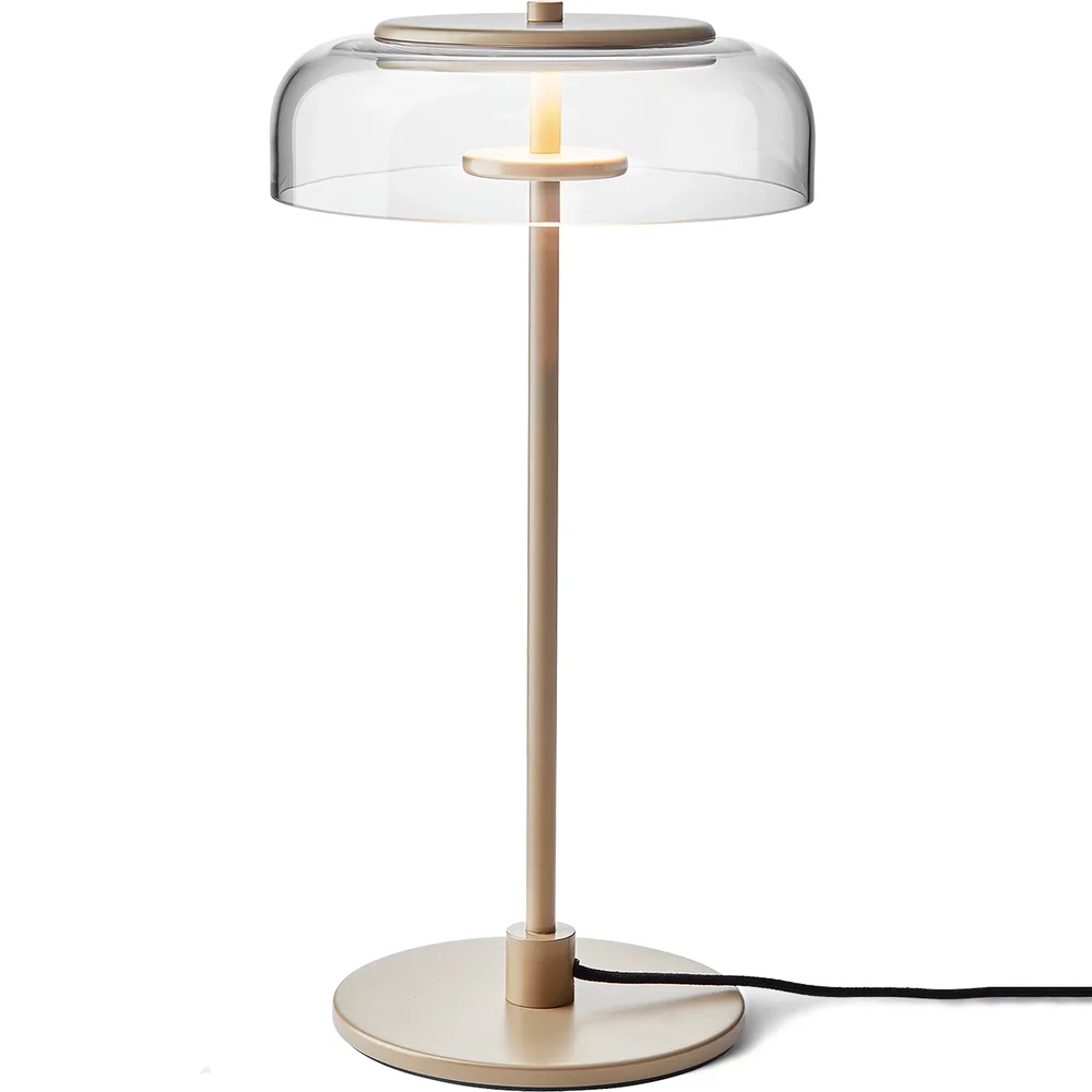 Blossi Bordlampe 230 mm, Nordic Gold / Klar v:2860159 Blossi Bordlampe 230 mm, Nordic Gold / Klar v:2860159