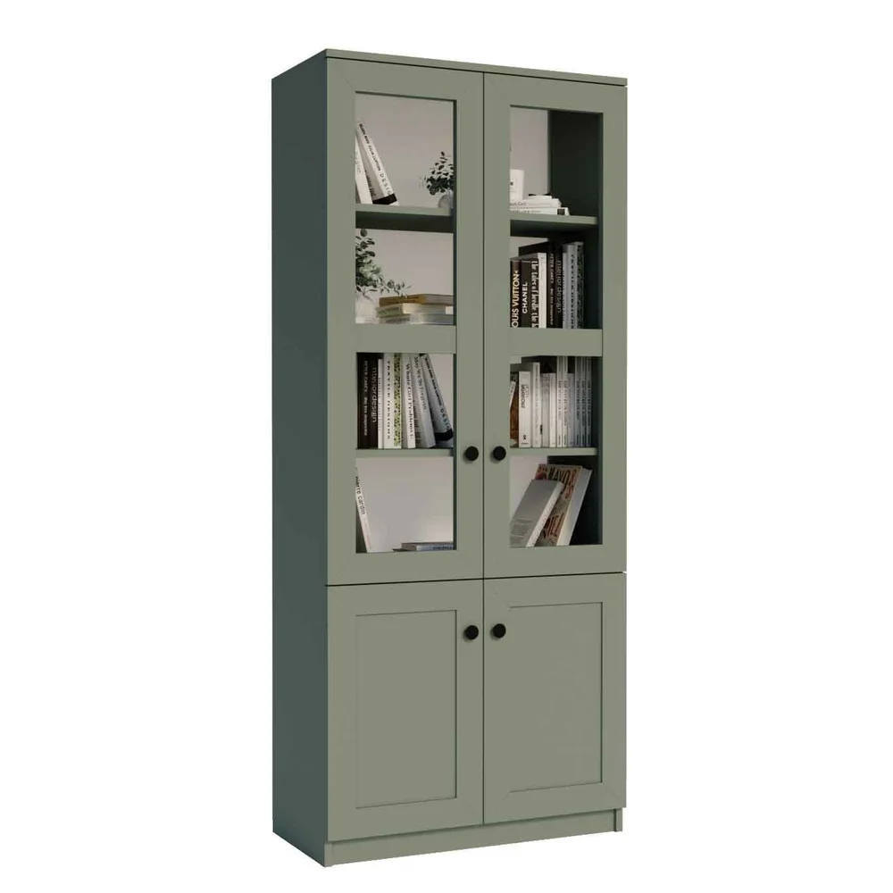 Flerbruksskap Hanah Home Lisa 1600-135 (80 x 190 x 37 cm) Grønn v:2222733