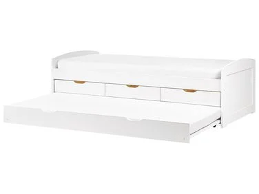 Uttrekksseng Furutre PETIVILLE 90 x 200 cm Hvit v:4254426