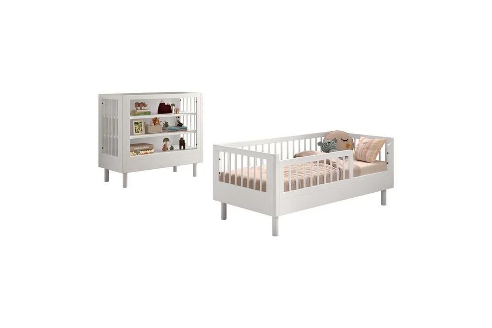 Spjälsäng med skötbord Jaxx Forrest Jaxx White v:8935271 Spjälsäng med skötbord Jaxx Forrest Jaxx White v:8935271