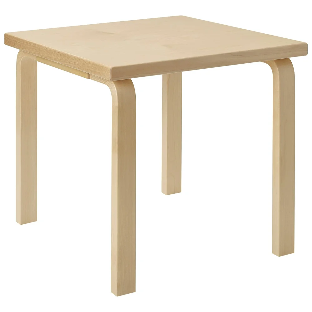 Aalto 80C Bord Kvadratisk 60×60 cm, Bjørk v:1526724 Aalto 80C Bord Kvadratisk 60×60 cm, Bjørk v:1526724