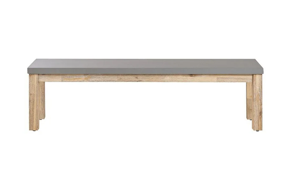 Hagebenk 160 cm grå OSTUNI v:6232765