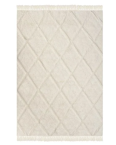 Barneteppe XELDEM Lys beige 140 x 200 cm Bomull v:2131386 Barneteppe XELDEM Lys beige 140 x 200 cm Bomull v:2131386