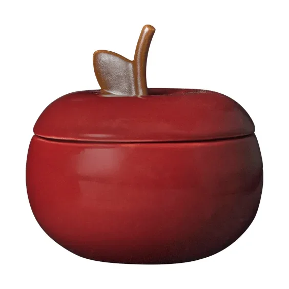 Apple keramikkskål med lokk v:8857565