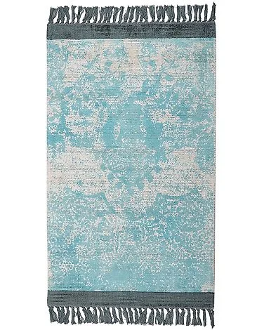 Teppe AKARSU Blå 80 x 150 cm Viskose v:5222940 Teppe AKARSU Blå 80 x 150 cm Viskose v:5222940