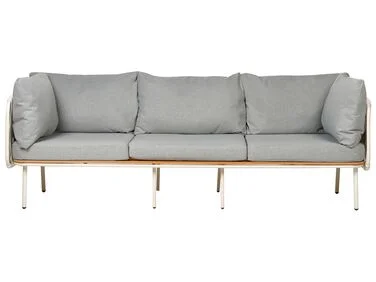 Hagesofa 3-seter SENISE Metall Grå v:8418406 Hagesofa 3-seter SENISE Metall Grå v:8418406
