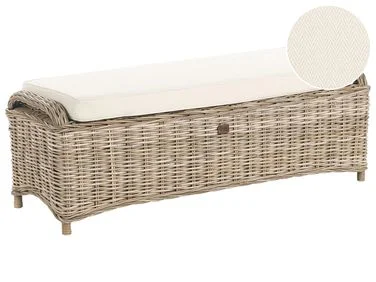 Fotskammel til hage SUSUA 140 cm Rotting Naturlig v:9521228
