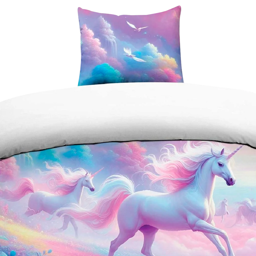 Dynebetrekk-sett Unicorns – Flerfarget – Barnerom | m v:9674946