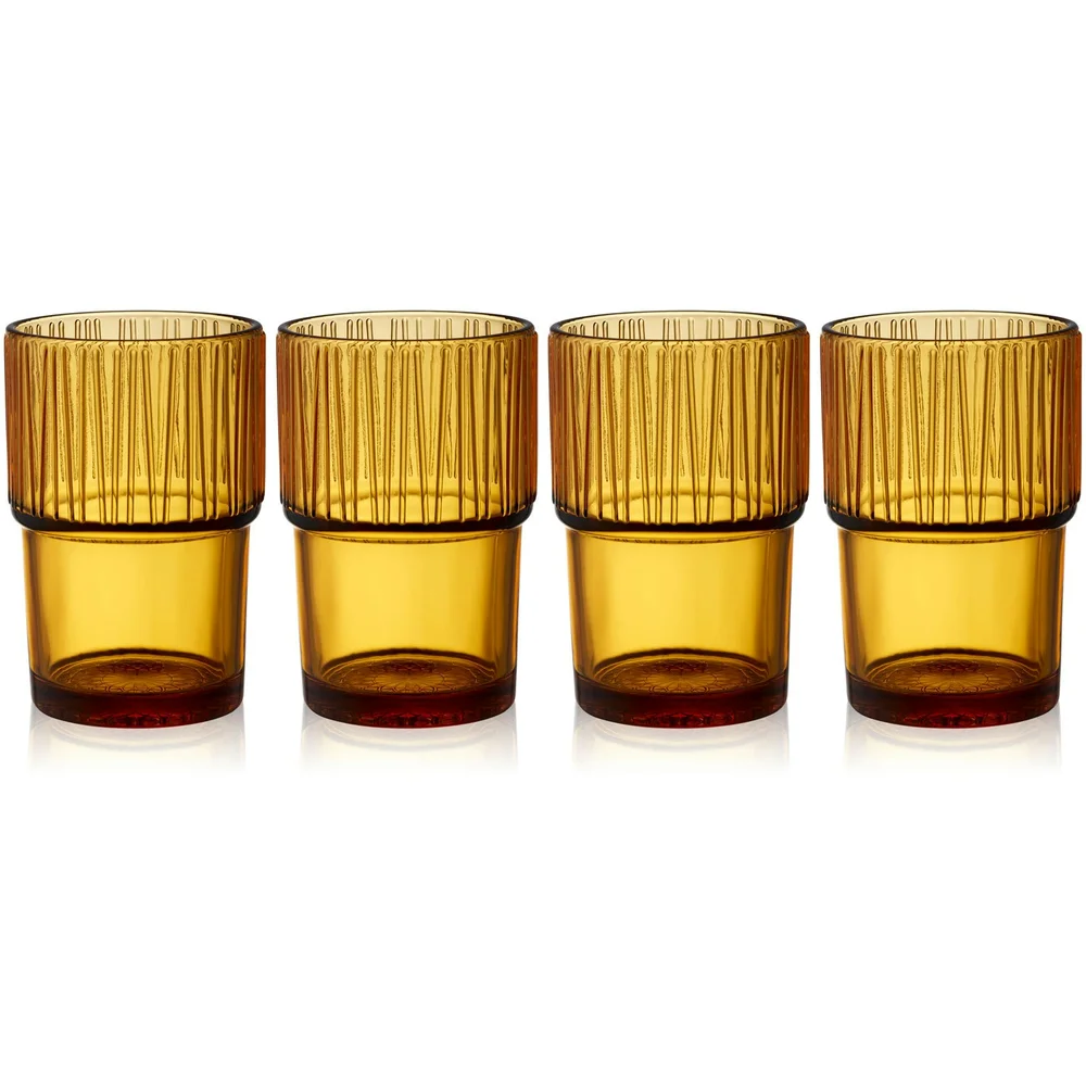 Kusintha Glass 4-pk 38 cl, Amber v:652195 Kusintha Glass 4-pk 38 cl, Amber v:652195