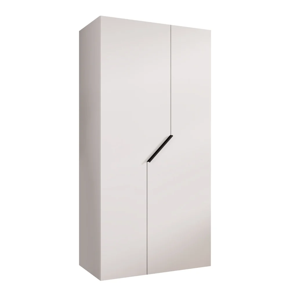 garderobeskap Garderobeskap ANDREW 1 100 hvit Svart v:9049805