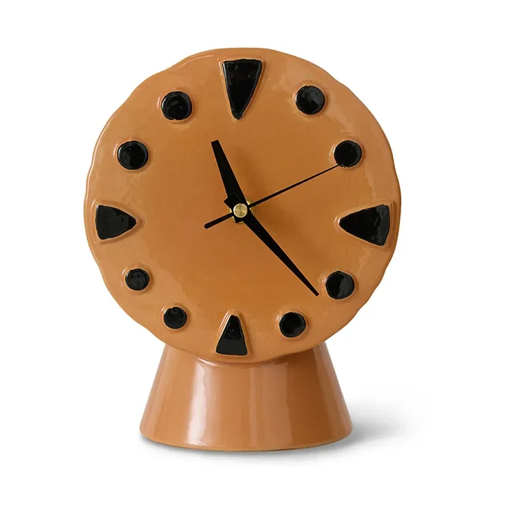 Retro keramikkklokke 20 v:9128626