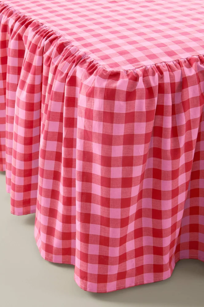 LAUREN volangsengekappe økologisk høyde 45 cm – Rosa – Tekstiler | m v:3554498 LAUREN volangsengekappe økologisk høyde 45 cm – Rosa – Tekstiler | m v:3554498