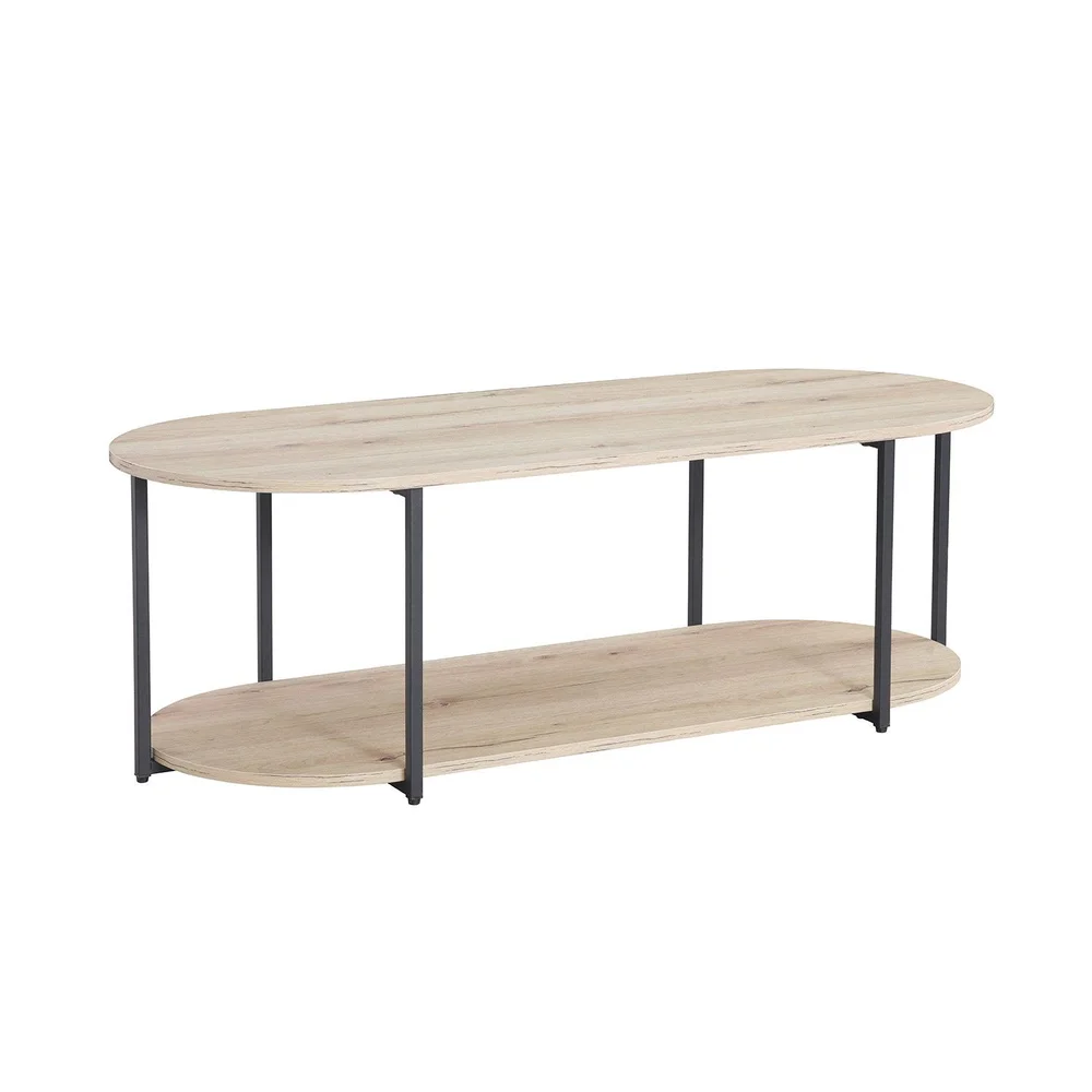 Sofabord HOME4YOU Hannes 120x52x40 cm rustikk melamin v:9628123