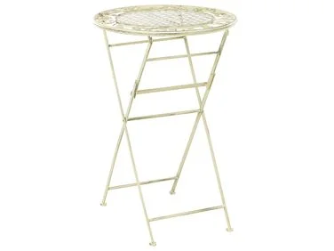 Barbord til hage BIVIO 60 cm 60 cm Metall Lysegrønn v:4914525 Barbord til hage BIVIO 60 cm 60 cm Metall Lysegrønn v:4914525