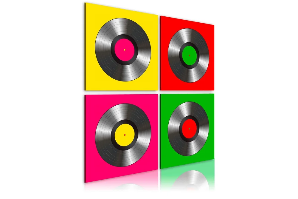 Tavle Vinyler: Popkonst 60X60 v:5309110