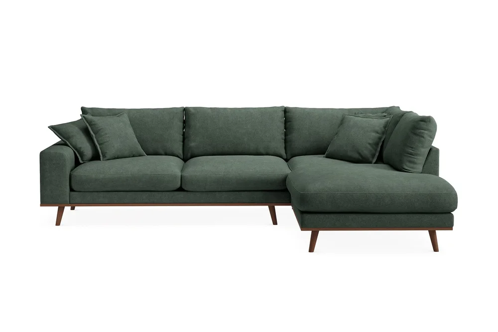 Copenhagen Premium 4-personers Højrevendt L-formet Dyb Chaiselongsofa i Stoff v:9963824