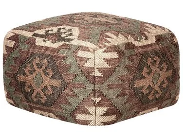 Puff ARVEN Jute Flerfarget v:456062