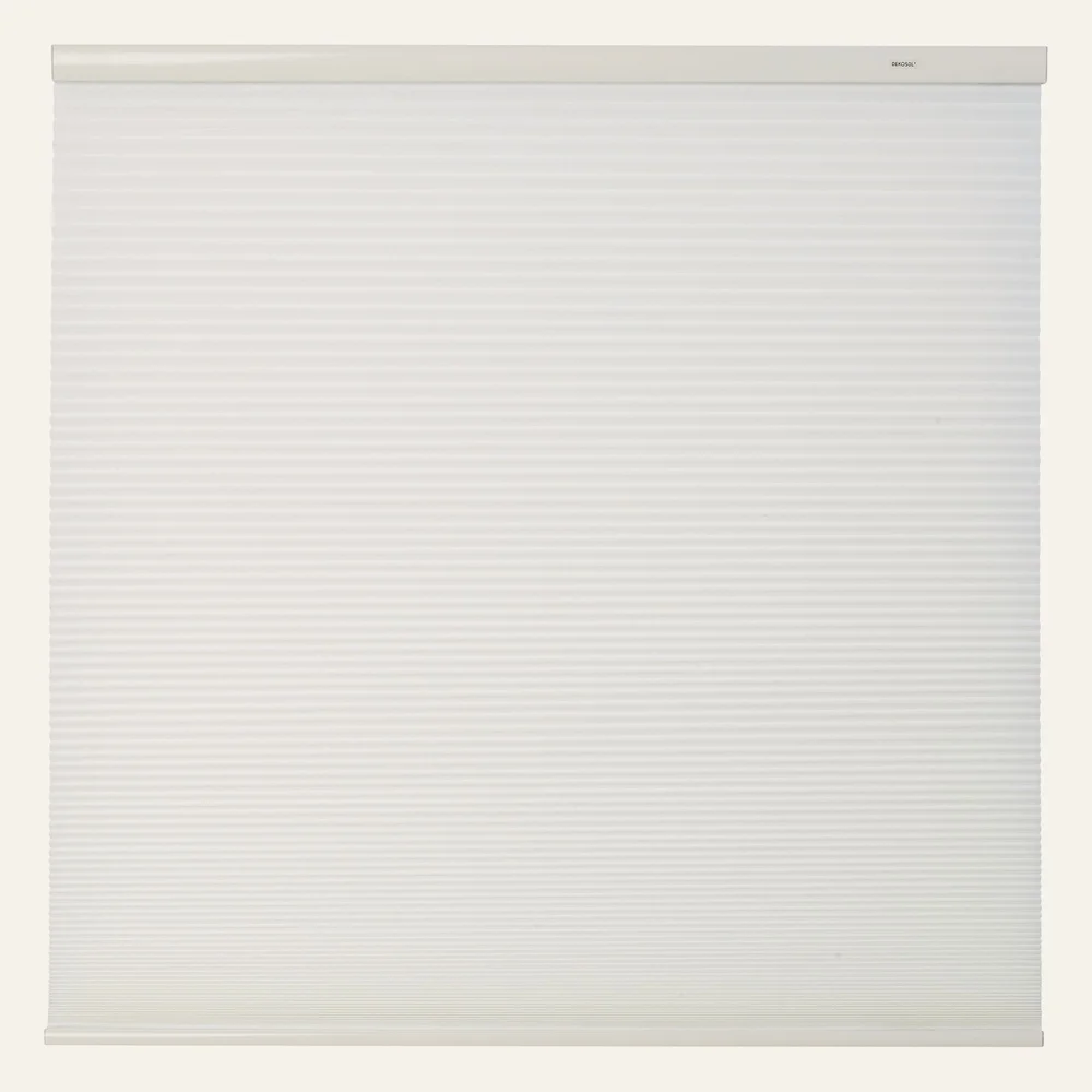Lysfilt. dobbel plisségardin hvit – 150×160 cm v:5051376 Lysfilt. dobbel plisségardin hvit – 150×160 cm v:5051376