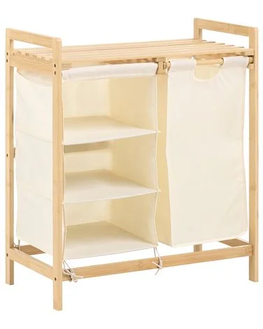 Skittentøyskurv TOROTAL Bambus Lysebrun/hvit 120 L v:2514893 Skittentøyskurv TOROTAL Bambus Lysebrun/hvit 120 L v:2514893