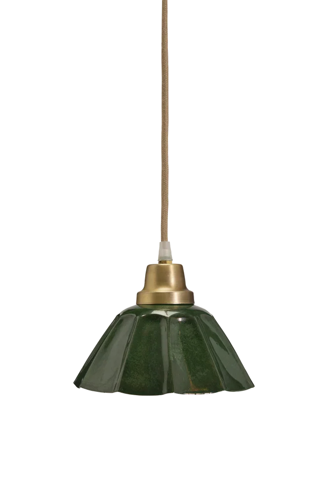 Vinduspendel Ester 17 cm - Grønn - Belysning | m v:7048987