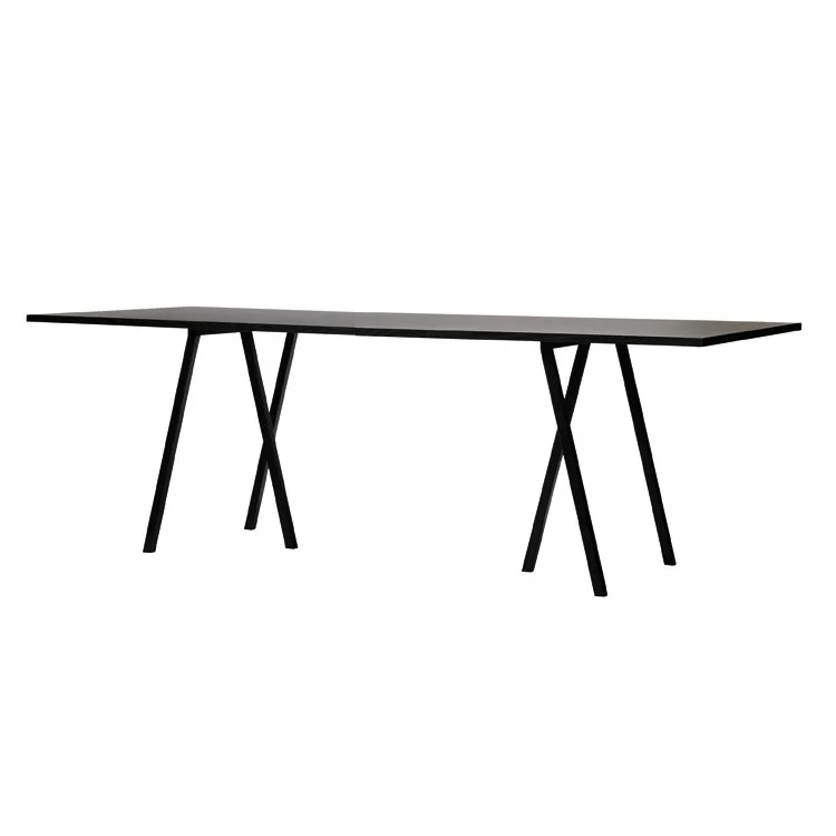 Loop Stand Bord 180 cm, Linoleum / Svart v:4504054 Loop Stand Bord 180 cm, Linoleum / Svart v:4504054