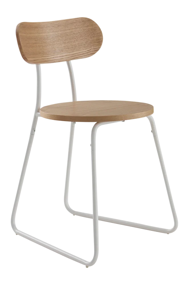 SCHOOL stol - Hvit m v:5534714