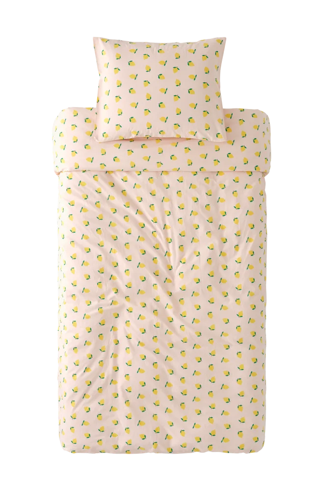 Sengesett Milly Fruit i bomull 2 eller 3 stykker - Rosa - Tekstiler | m v:8794513