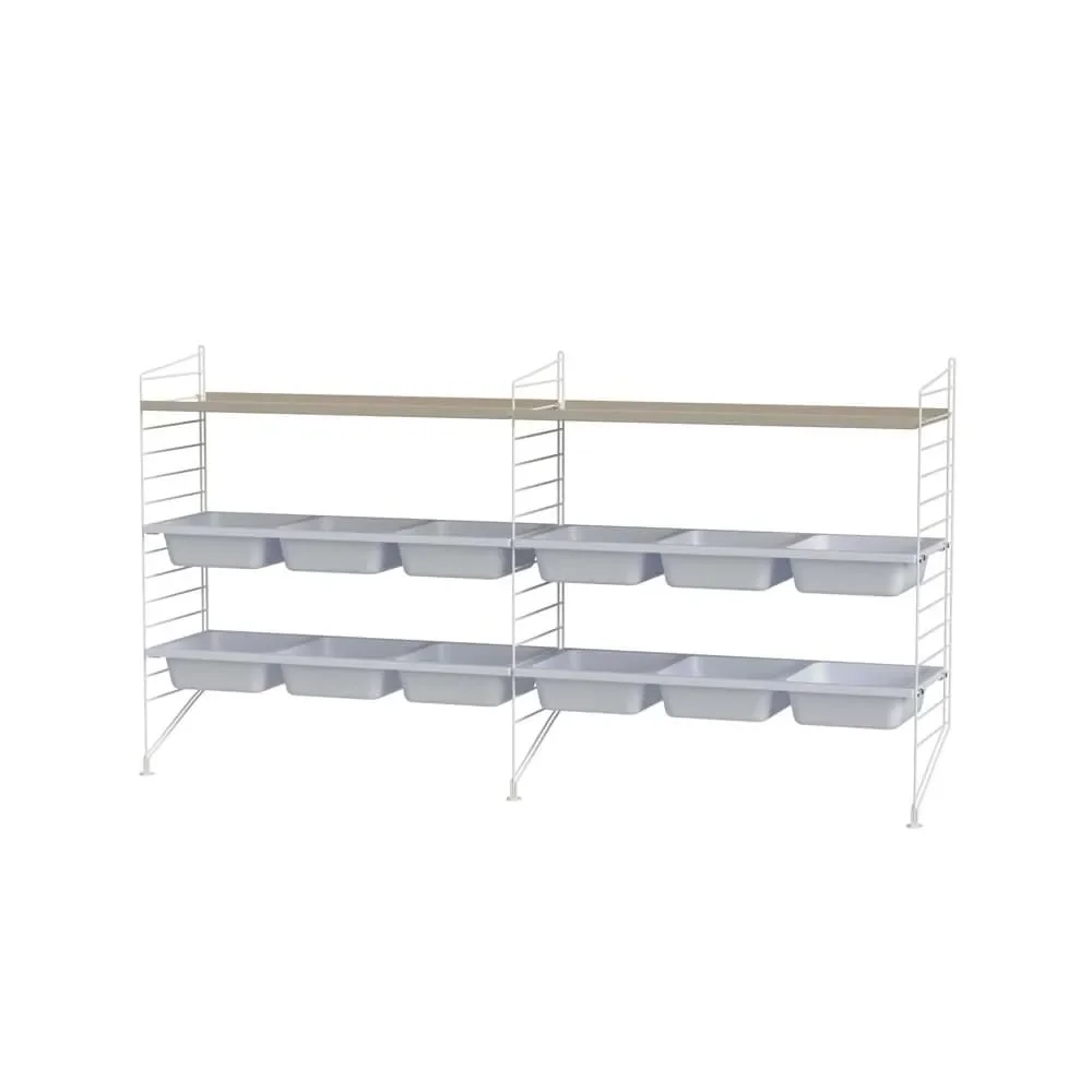 String barnerom beige & hvit – Kombinasjon F&raquo; v:8615226